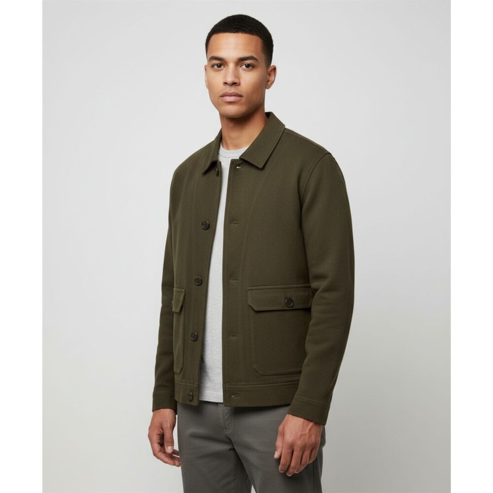 Banana Republic Olive Green Men's Bomber Jacket